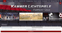 Desktop Screenshot of kammerlichtspiele-celle.de